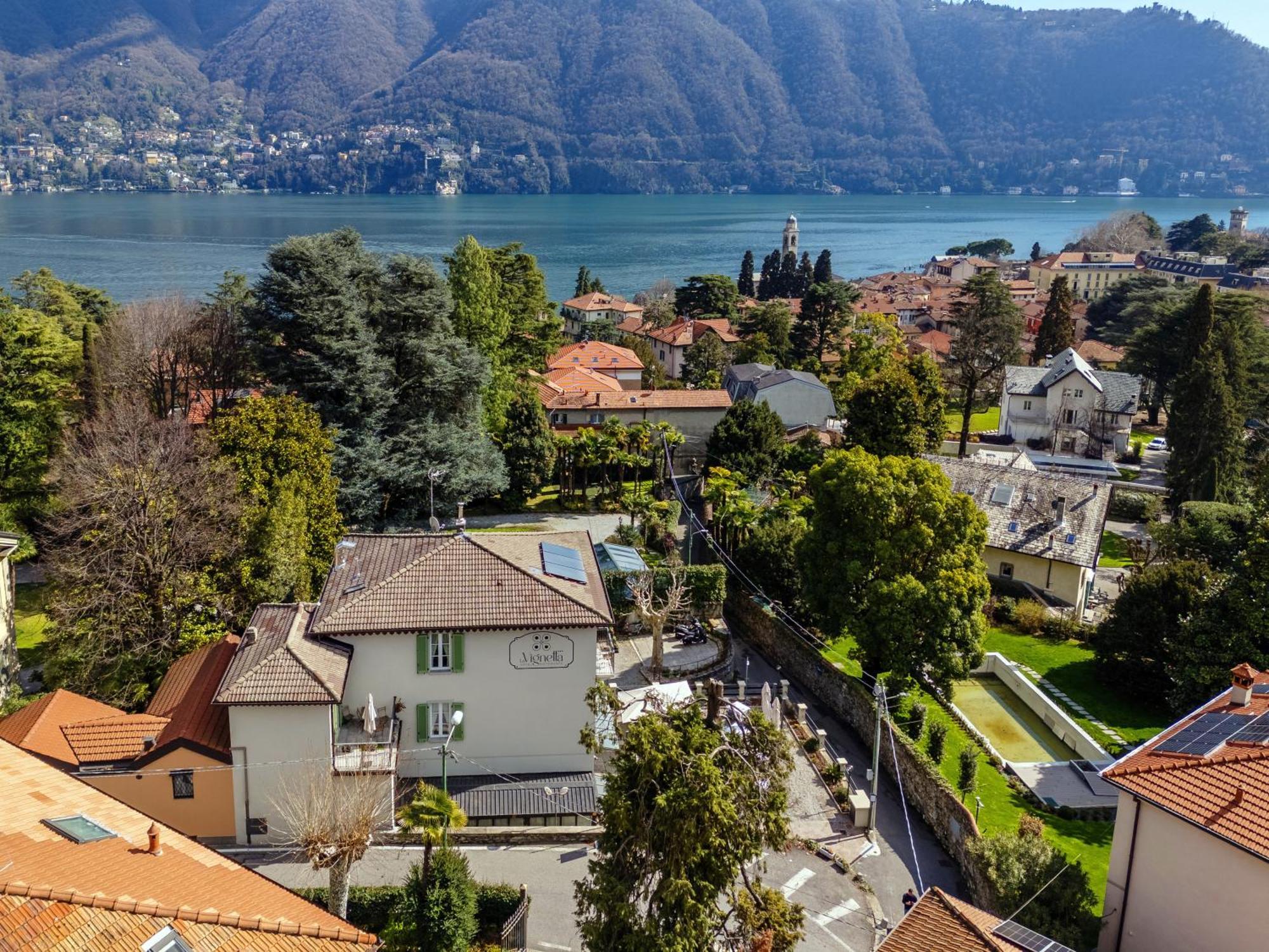Hotel Ristorante La Vignetta Cernobbio Buitenkant foto