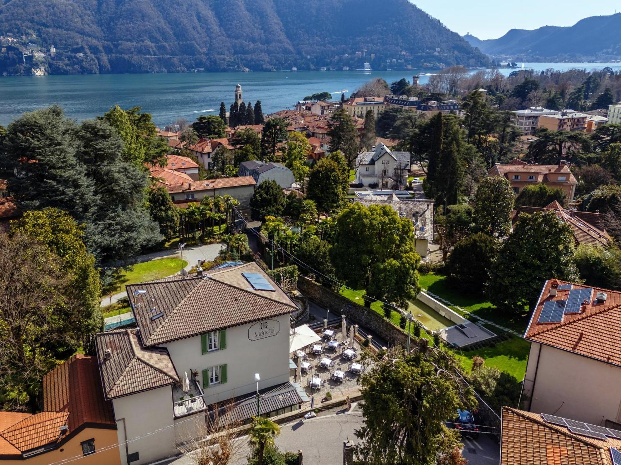 Hotel Ristorante La Vignetta Cernobbio Buitenkant foto
