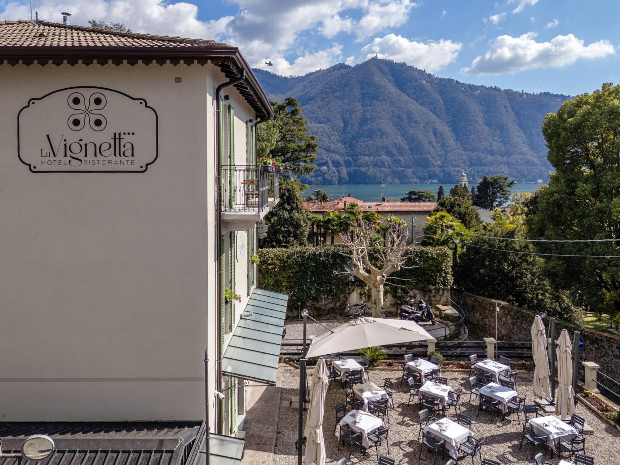 Hotel Ristorante La Vignetta Cernobbio Buitenkant foto