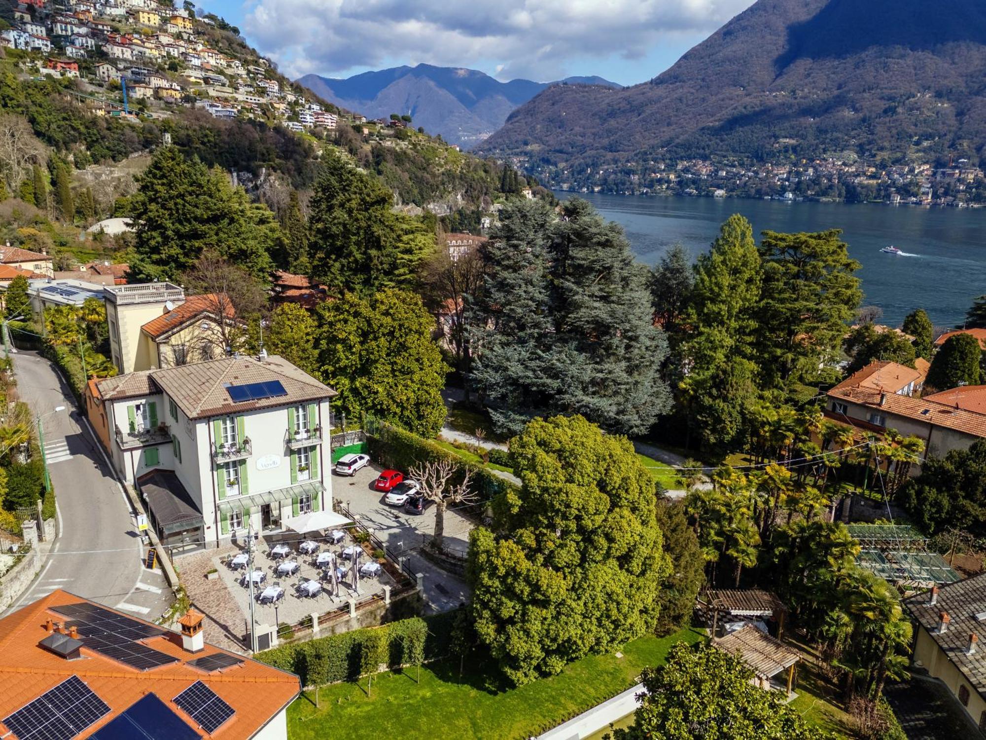 Hotel Ristorante La Vignetta Cernobbio Buitenkant foto